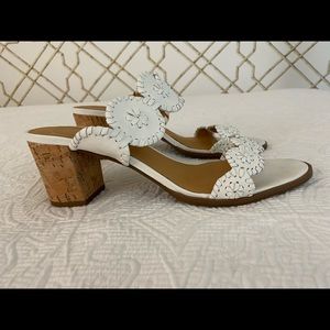 Jack Rogers heels. 2.5 “ cork heel.